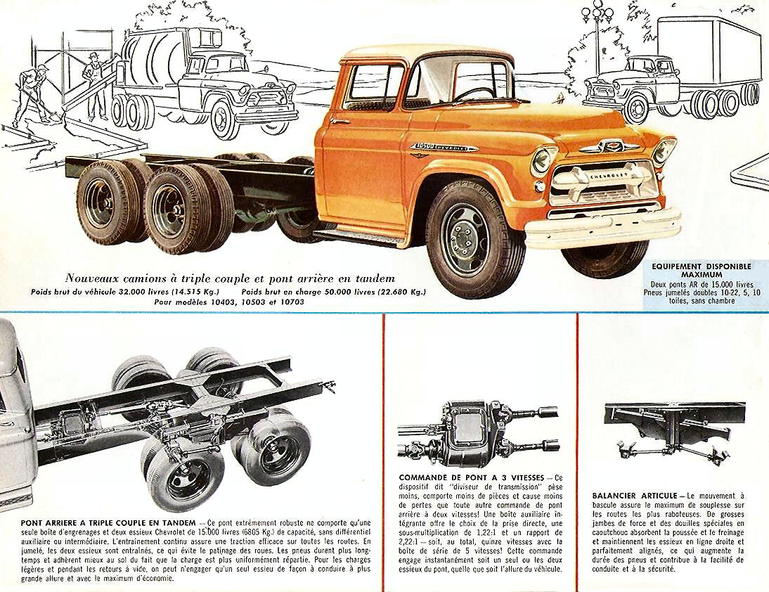 1956 Chevrolet Trucks brochure